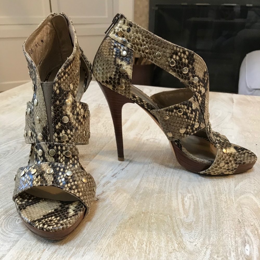 Stuart Weitzman Animal Print Platform Pump